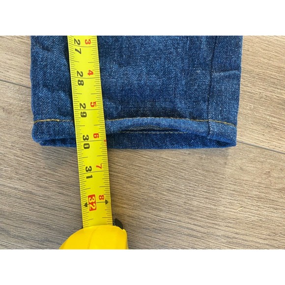 Best Made Co Men's 32X30 Button Straight Dark Wash Denim Blue Jeans Made In USA - Picture 8 of 9